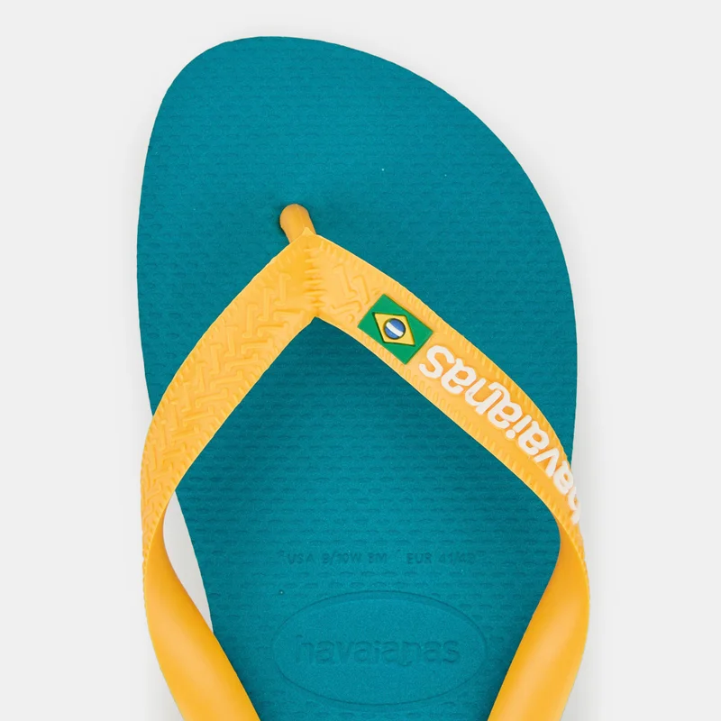 havaianas Brasil Logo Flip Flops