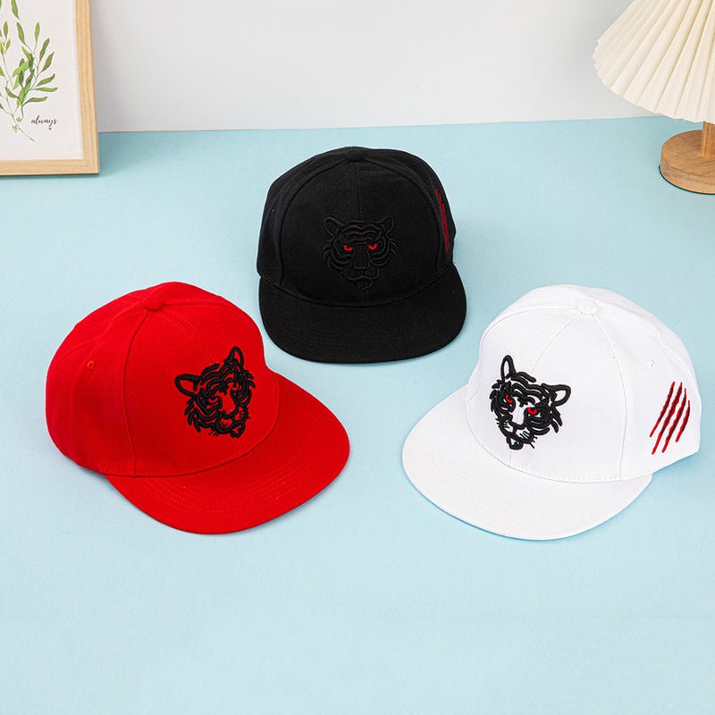 Baseball Cap Unisex  Mexico Flat Brim Hip-Hop Embroidered Hat - Image 3