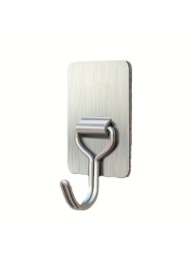 أظفاف لاصقة من الفولاذ المقاوم للصدأ متينة مقاومة للصدأ تركيب على الحائط بدون حفر للداخل والخارج - Image 5