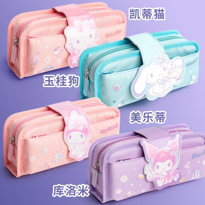 Sanrio Pencil Case Kulomi Meruti Yugui Dog Stationery Case For Primary School Students With Coin Purse Women'S Cute Pencil Case - Image 5