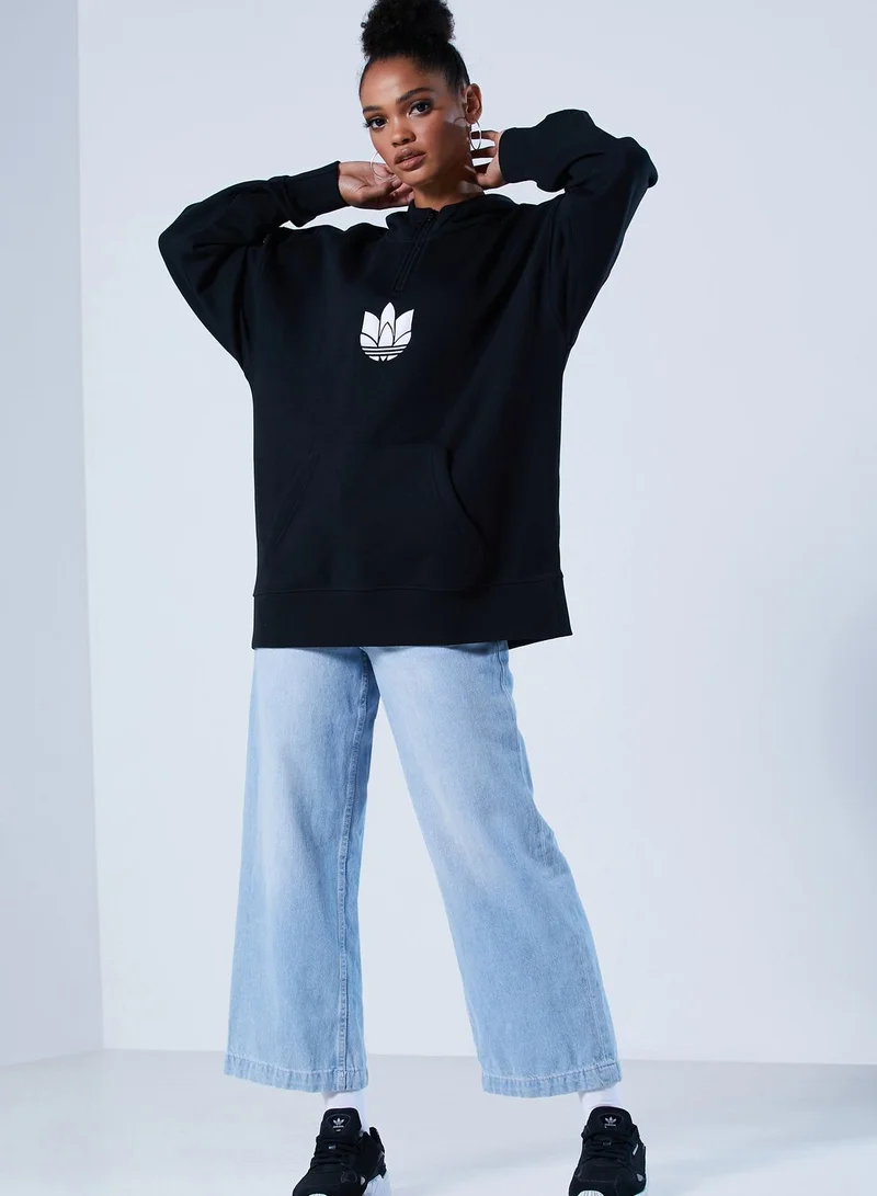 adidas Originals Half Zip Adicolor Casual Women's Sweatshirt Hoodie
