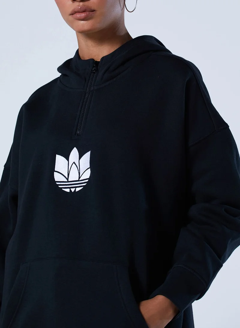 adidas Originals Half Zip Adicolor Casual Women's Sweatshirt Hoodie