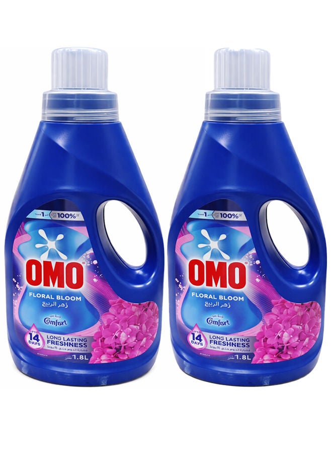 أومو سائل عطر الأزهار المتفتحة 2 × 1.8 لتر