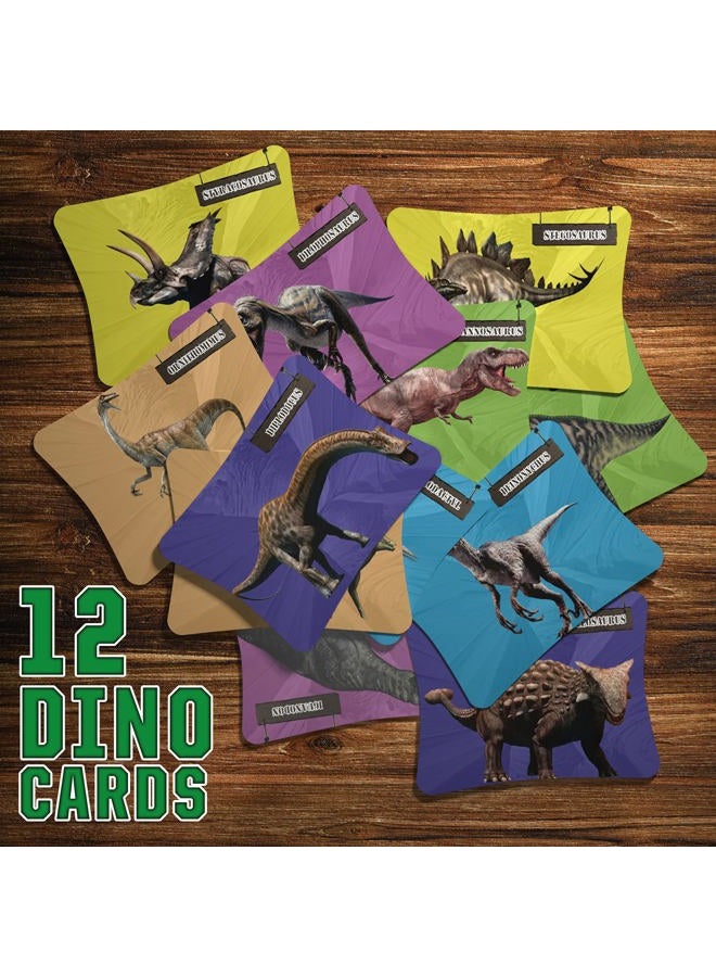 EARTH'SCODE Dinosaur Eggs Excavation Dig Kit, 12 Dino Egg with 12 Cute Unique Dinosaurs Inside Toys for Best Holiday & Birthday Archaeology Science STEM Crafts Gifts for Kids 3-12 Years Old - Image 5