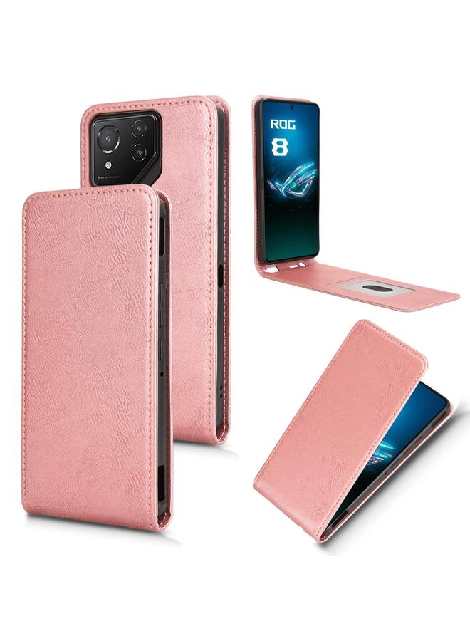 اس-توب جراب هاتف ASUS ROG Phone 8 / 8 Pro، جراب هاتف جلدي مغناطيسي قابل للطي عموديًا - Image 1