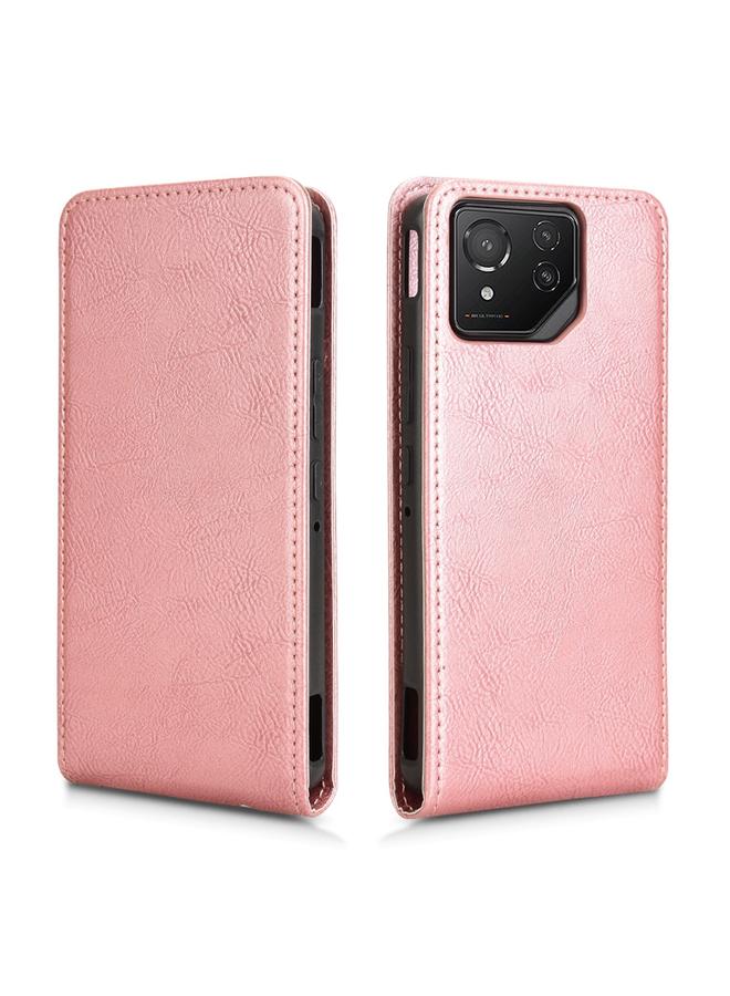 اس-توب جراب هاتف ASUS ROG Phone 8 / 8 Pro، جراب هاتف جلدي مغناطيسي قابل للطي عموديًا - Image 2