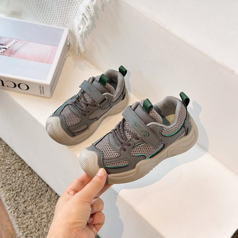 Girls' Sports Shoes Boys' 2025 Fashion New Children'S Non-Slip Wear-Resistant Casual Versatile Running Shoes - Image 4