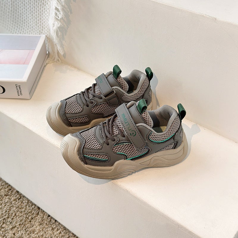 Girls' Sports Shoes Boys' 2025 Fashion New Children'S Non-Slip Wear-Resistant Casual Versatile Running Shoes - Image 1