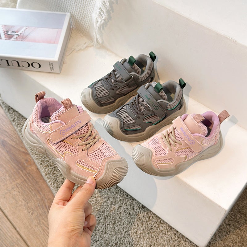 Girls' Sports Shoes Boys' 2025 Fashion New Children'S Non-Slip Wear-Resistant Casual Versatile Running Shoes - Image 3