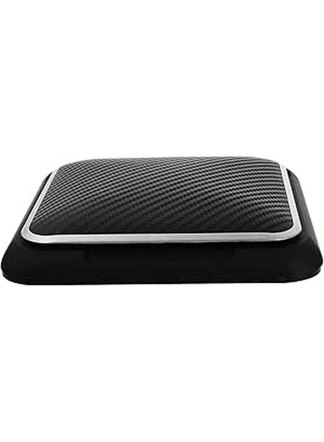 Non Slip Carbon Fiber Car Phone Holder Dashboard Mount For Vehicle Use - Image 1