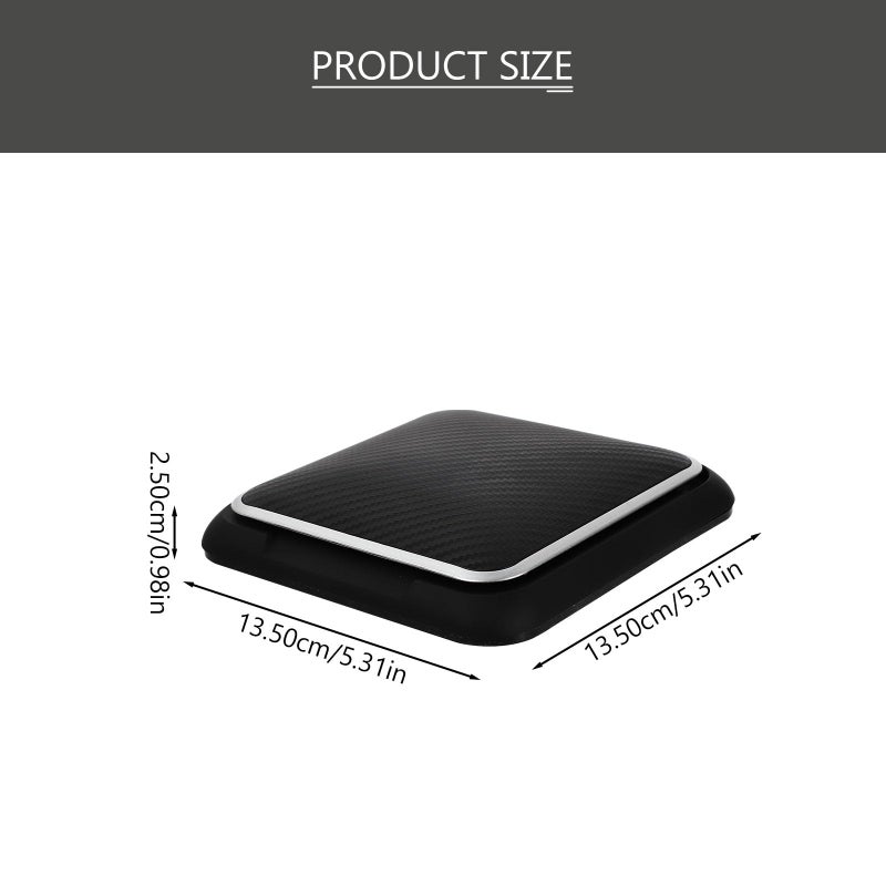 Non Slip Carbon Fiber Car Phone Holder Dashboard Mount For Vehicle Use - Image 3
