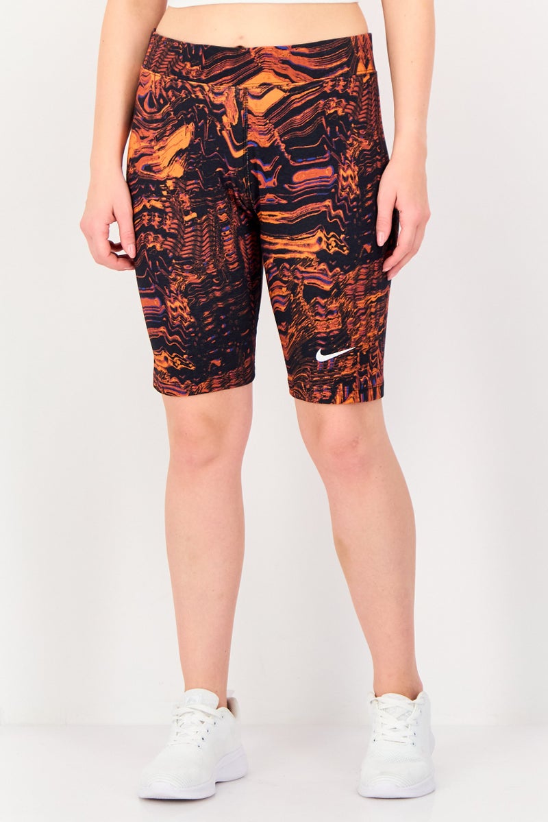 Nike Women Sportswear Fit Pull On Training Shorts, Multicolor - Image 1
