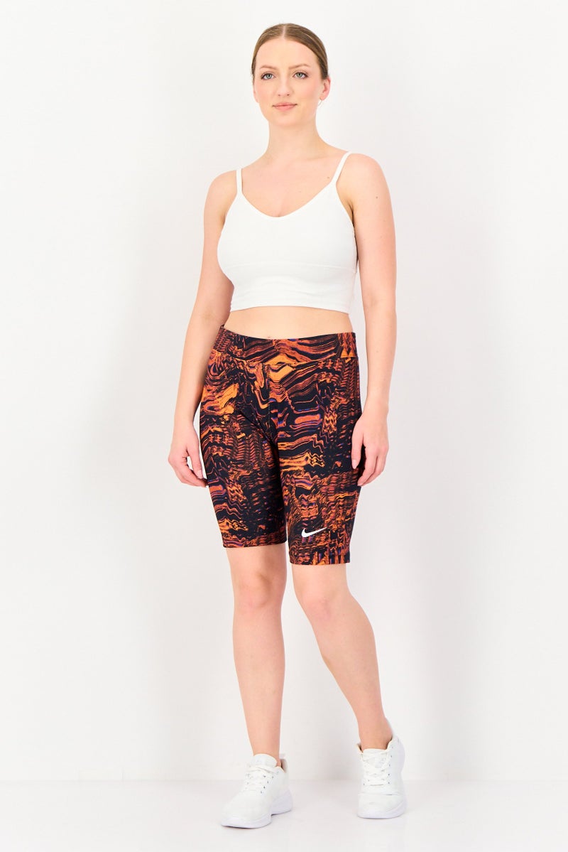 Nike Women Sportswear Fit Pull On Training Shorts, Multicolor - Image 2