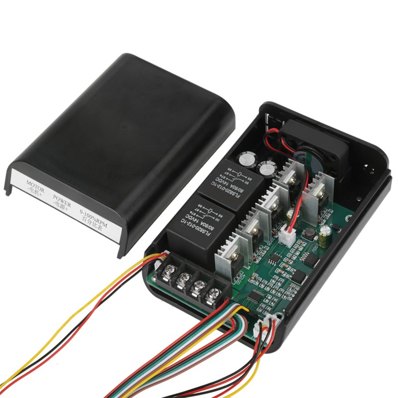 40A DC Motor Speed Controller 10-55V 60A Max With LED Display - Built-In Cooling Fan CW CCW Rotation for DC Brush Motors - Image 4