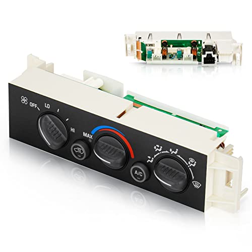 AEagle A/C Heater Climate Control Module Panel for 96-20 Chevy GMC C1500 C2500 C3500 K1500 K2500 K3500, w/o Rear Window Defogger Switch, 9378815 599-007 16240115 16238895 - Image 1