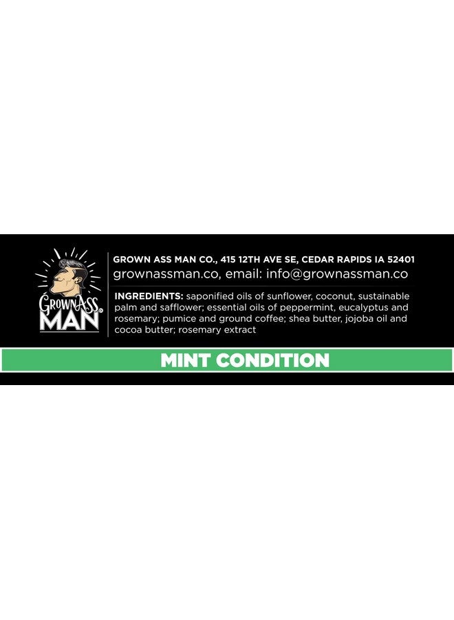 Grown Ass Man Co. Body Bars (Mint Condition (Coarse Exfoliant) Single)  - Image 3