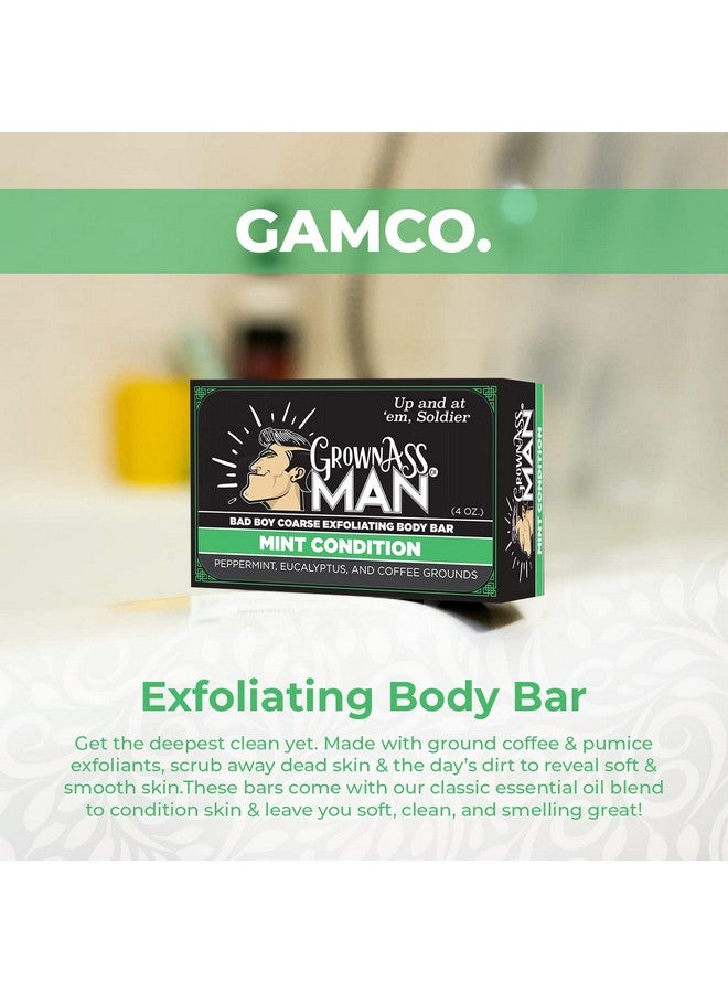 Grown Ass Man Co. Body Bars (Mint Condition (Coarse Exfoliant) Single)  - Image 4