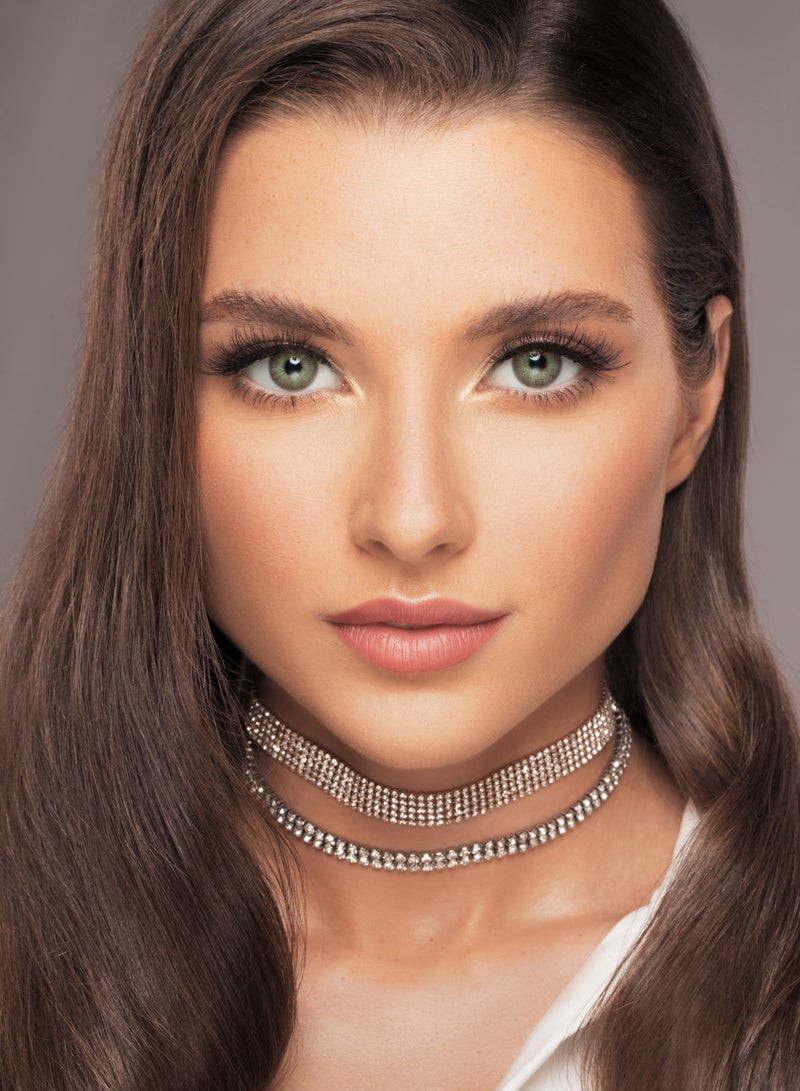 contact lenses victoria color  diva green
