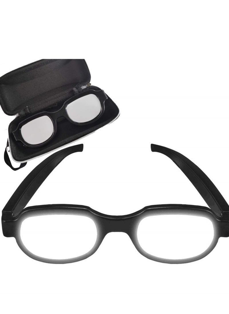 Excefore LED Light up Glasses, Neon Glasses, Anime Glasses, Funny Novelty Luminous Glasses, Suitable for Birthday Party, Theme Cosplay  - Image 1