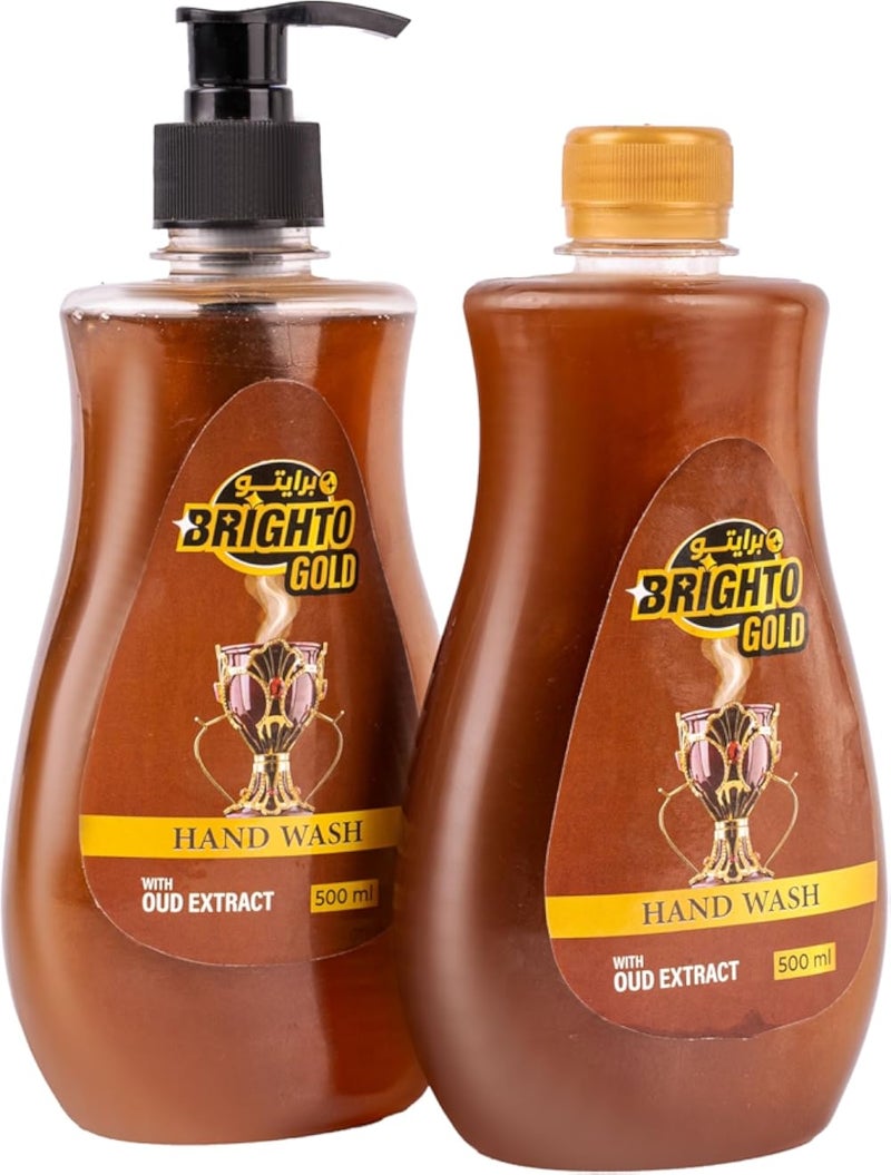 Brighto Oud Hand Wash 500 ml 1+1