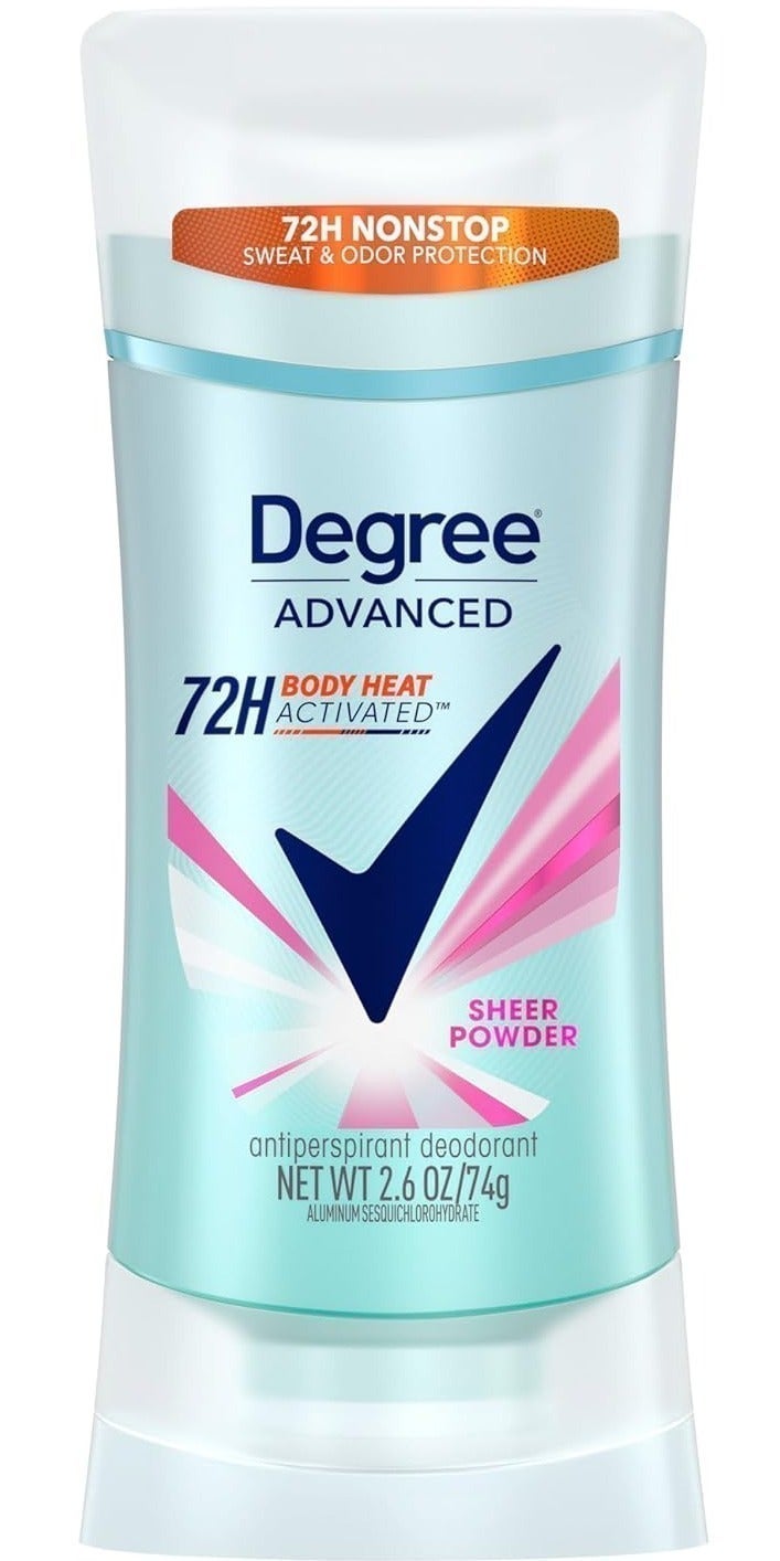 Deodorant Advanced Sheer Powder 72H Body Heat 74g