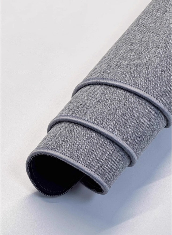 300×600×2mm Solid Color MousePad Desk Mat Large Size Simple Style Waterproof with No Logo Design Computer Desk Blotter Protector Pad with Non-Slip Suede Base for Keyboard Desktop Laptop Office Gaming Special Pad Dark Gray