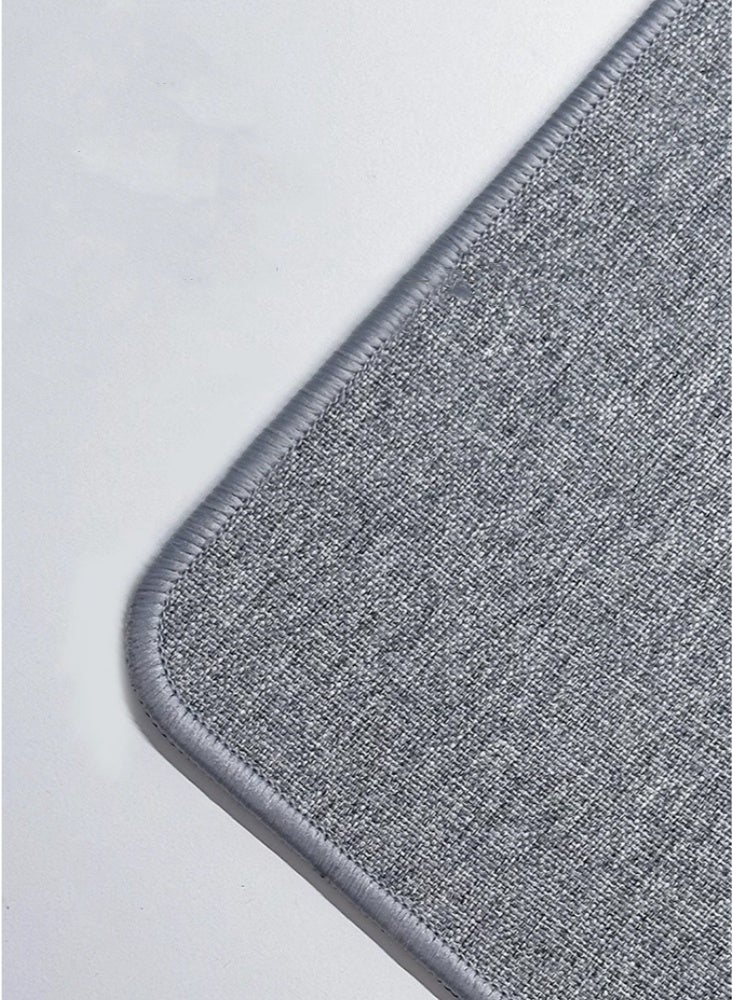 300×600×2mm Solid Color MousePad Desk Mat Large Size Simple Style Waterproof with No Logo Design Computer Desk Blotter Protector Pad with Non-Slip Suede Base for Keyboard Desktop Laptop Office Gaming Special Pad Dark Gray