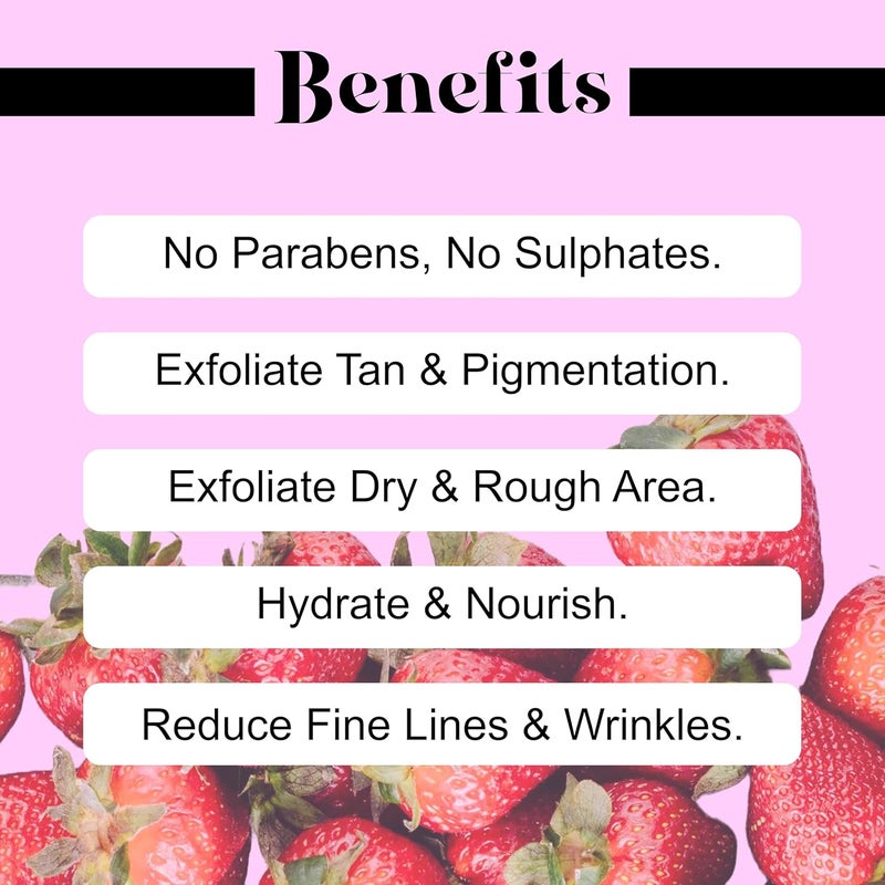 Quat Strawberry Face Scrub 100gm - Image 2