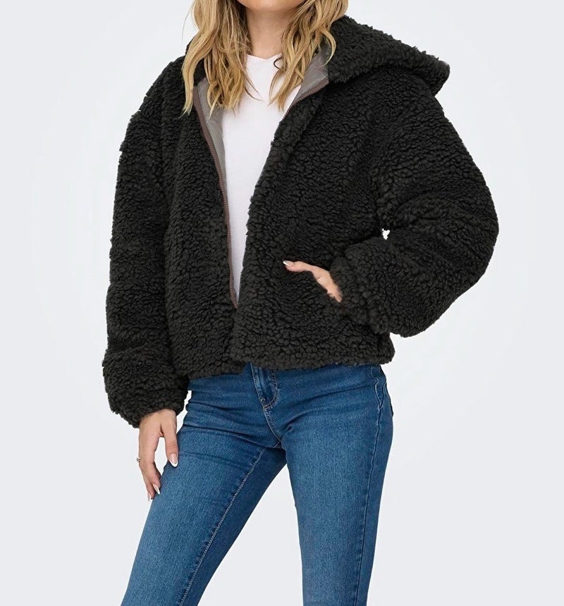 1Tarz Plush Special Design Stylish Jacket - Image 1