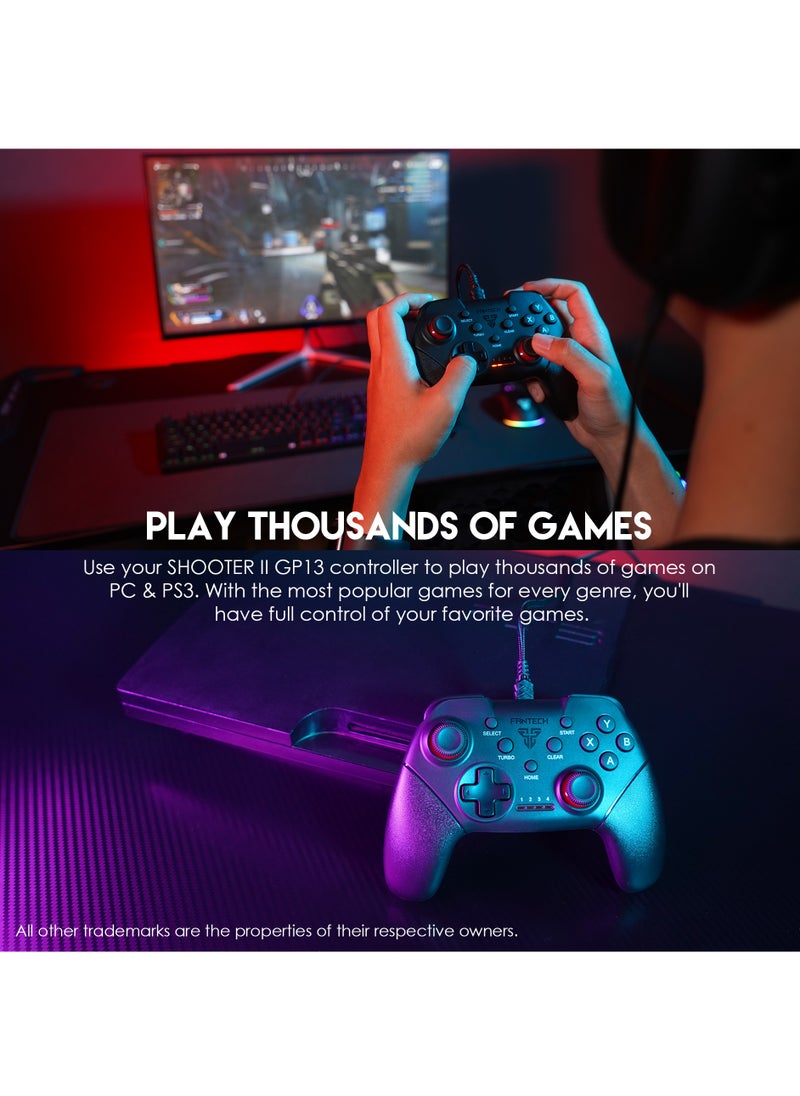 FANTECH - GP13 Shooter II USB Gaming Controller – PC / PS3 - Image 1