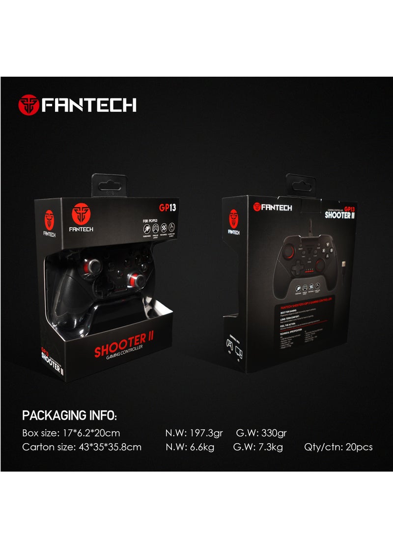 FANTECH - GP13 Shooter II USB Gaming Controller – PC / PS3 - Image 1