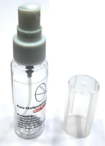 Aura 30 ML Pocket Spray Bottle Mist Spray Bottle Clear Transparent Spray Bottle Gulabari Resuable Refillable Empty Spray Bottle Set Of 4 - Image 4