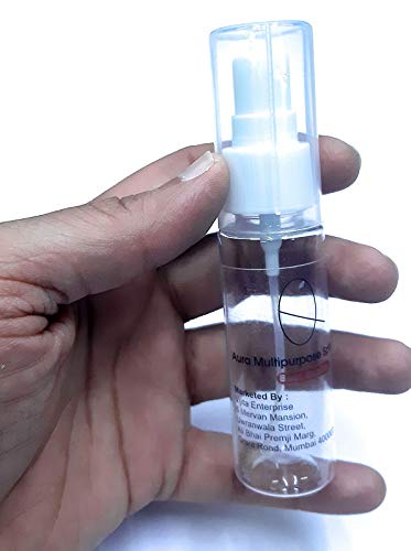Aura 30 ML Pocket Spray Bottle Mist Spray Bottle Clear Transparent Spray Bottle Gulabari Resuable Refillable Empty Spray Bottle Set Of 4 - Image 3