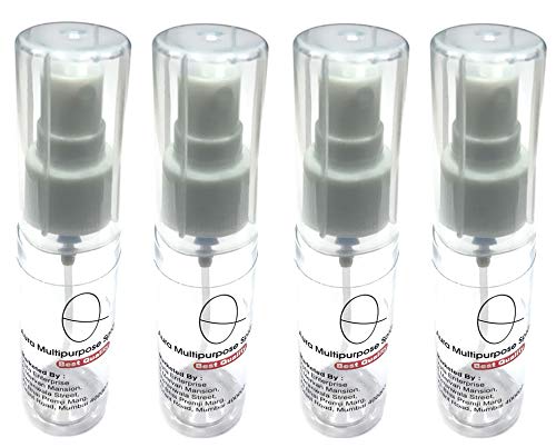 Aura 30 ML Pocket Spray Bottle Mist Spray Bottle Clear Transparent Spray Bottle Gulabari Resuable Refillable Empty Spray Bottle Set Of 4 - Image 1