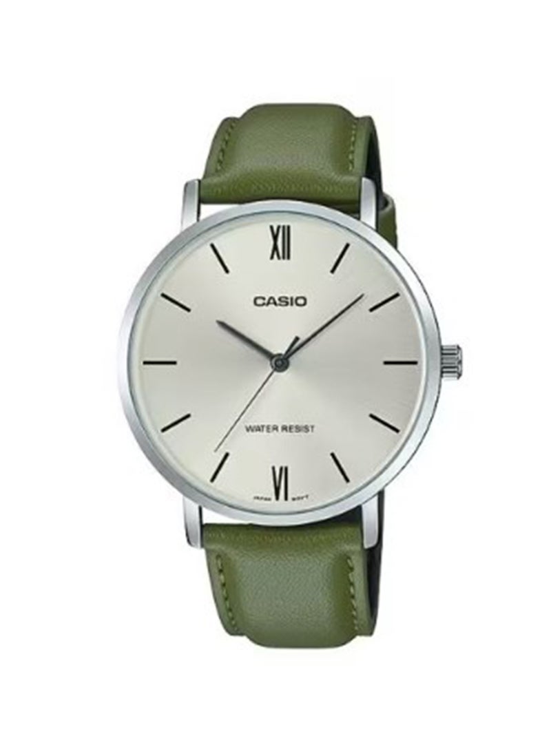 CASIO Men's MTP-VT01L-3BUDF Analog Wrist Watch