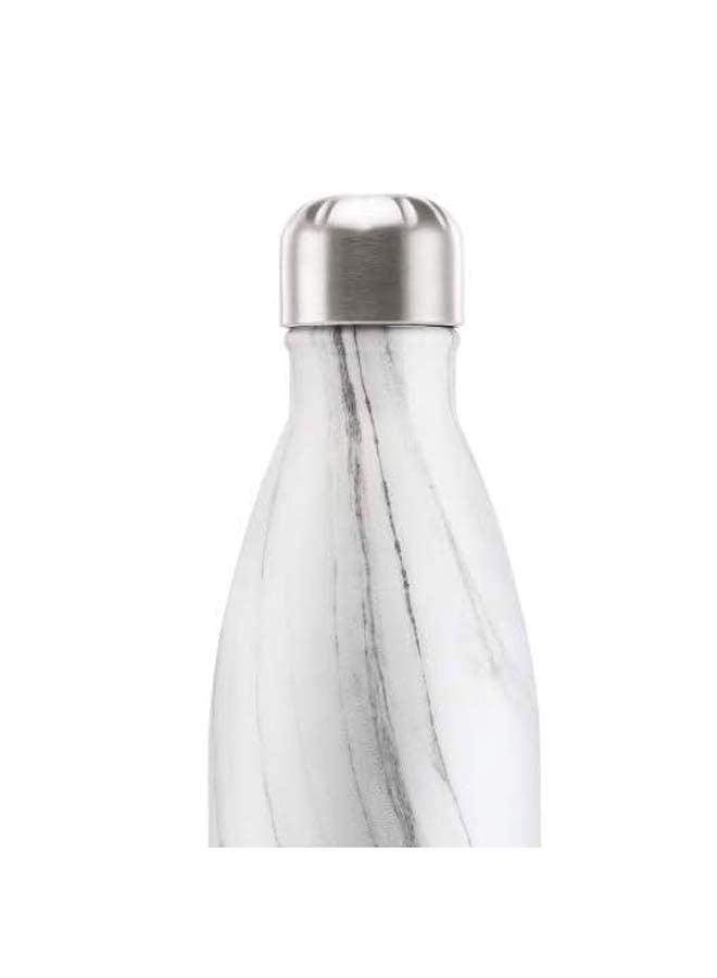 بوروسيل زجاجة ماء ماربل بوروسيل المعزولة بالفراغ والمطليّة بالنحاس، زجاجة رياضية، زجاجة يوغا، خارجية، محمولة، ضد التسرب، زجاجة ماء قابلة لإعادة الاستخدام، 500 مل، Bt0500Mr207 - Image 4