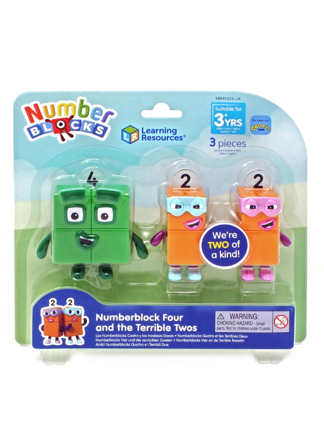 Learning Resources Numberblock Four And The Terrible Twos - Image 1