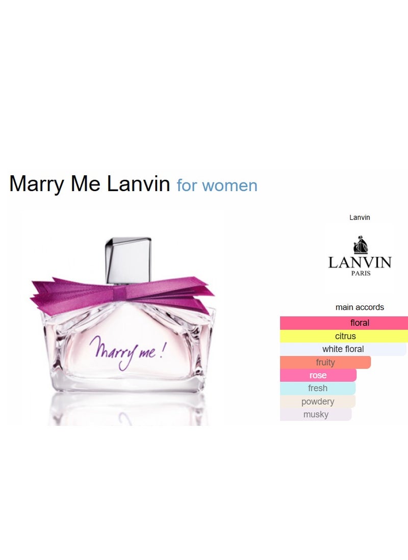 LANVIN PARIS Marry Me For Women EDP 75ml  - Image 3