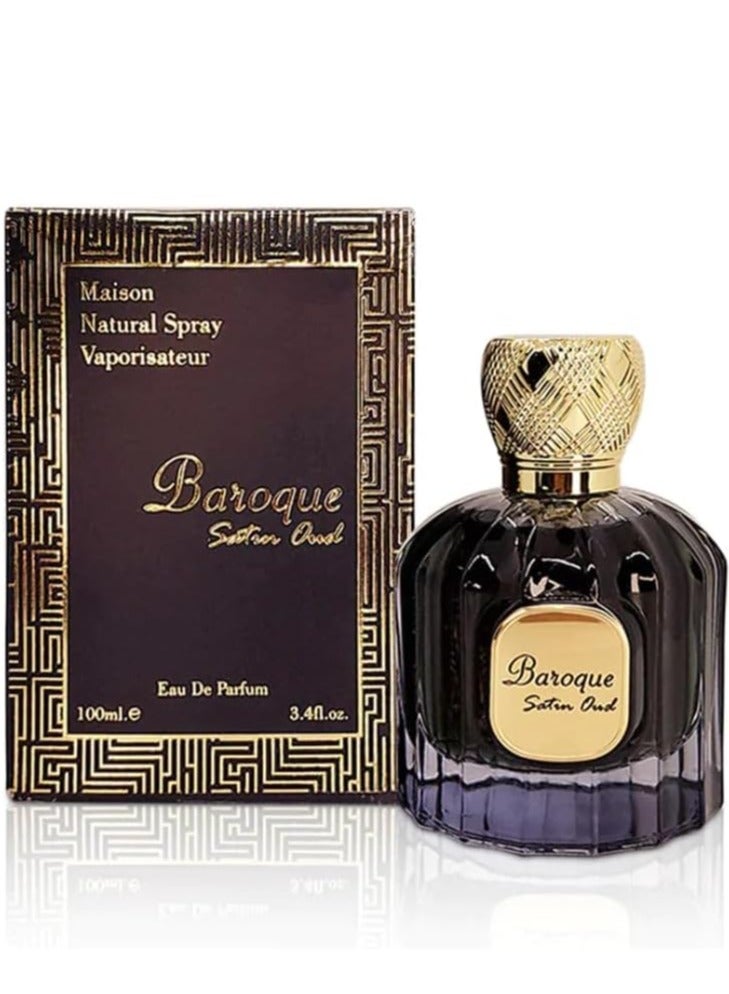 Maison Alhambra Baroque Satin Oud Eau de Parfums for Unisex 100 ml - Image 1