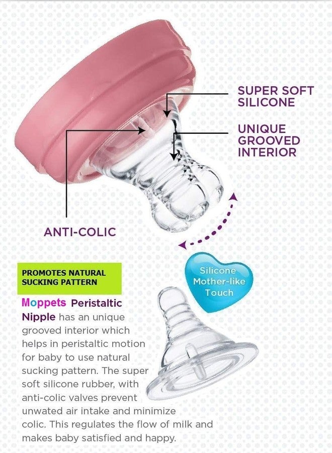 Moppets Pack of 4 Silicone Nipples (Small) - Image 2