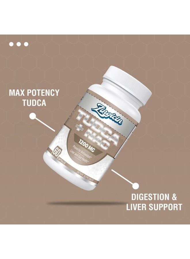 Zingicin TUDCA with NAC Supplement 1200mg - 60 Capsules,Powerful TUDCA Bile Salt Plus N-Acetyl-Cysteine,Antioxidant Supplements for Liver,Digestion - Image 4