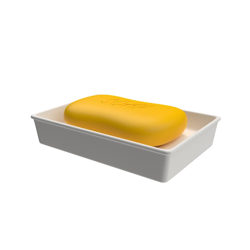 RN Plastic Soap Holder for Bathroom, Soap Stand for Bathroom & Kitchen, Soap Dish (White)_8116