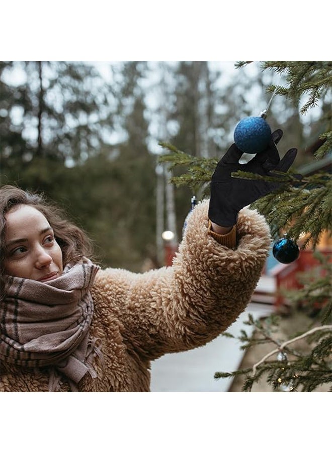 قفازات نسائية شتوية تعمل باللمس ناعمة ومريحة ومرنة حرارية للكتابة أثناء السفر وركوب الدراجات والجري - Image 4