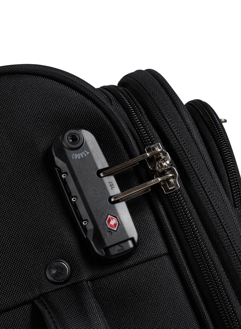 DELSEY Securitech Vanguard By Delsey Expendable Double wheel trolley 70cm Black Medium - Image 3