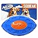 NERF DOG 6in TPR EXO Squeak Football BlueOrange - Image 3