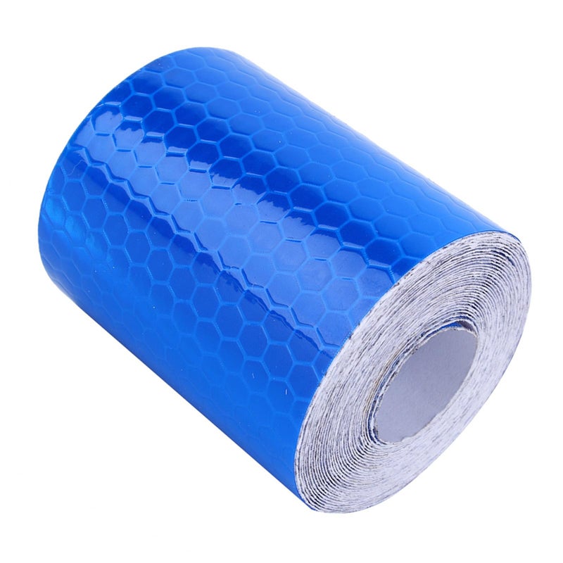 Yosoo Reflective Warning Safety Tape, 2inch Width 9.8ft Length Reflective Safety Warning Tape Film Sticker Conspicuity Tape Roll for Motorcycle, Car, Truck, Outdoor Sports - Image 1