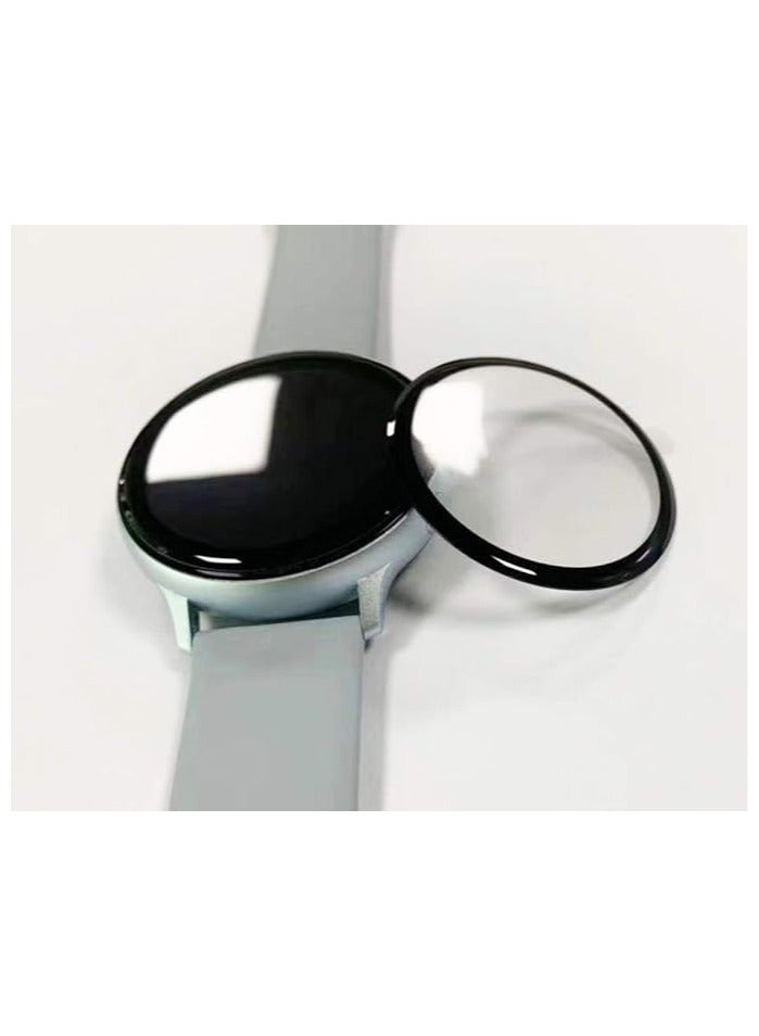 MOZ Screen Compatible with Samsung Watch 5 44mm, 3D Soft Protective Film with Slim Edges [Anti-Scratch] [Bubble Free] [Extremely Shatterproof] [Highly Sensitive] (Not Glass), Black - Image 3