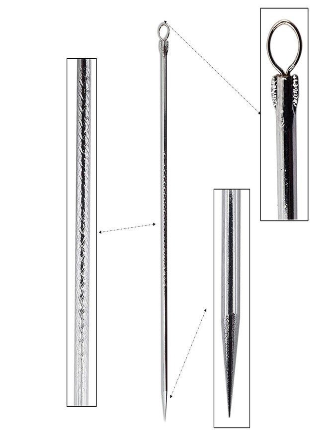 Calitate24 Blackhead Remover Tool for Nose 2-1 Face Acne Needle Stainless Steel Facial Whitehead Removing Pin Anti-Ageing Pimple Remover - Image 4