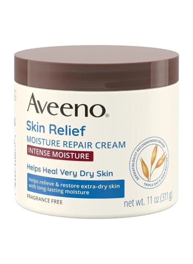 كريم الترطيب المكثف لاصلاح البشرة خالٍ من العطور من افينو - 311 جرام