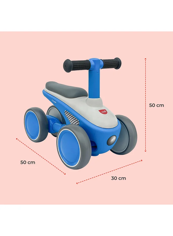 مون Dasher Kids Balance Bike Kids Cycles For 1-3 Years - Blue